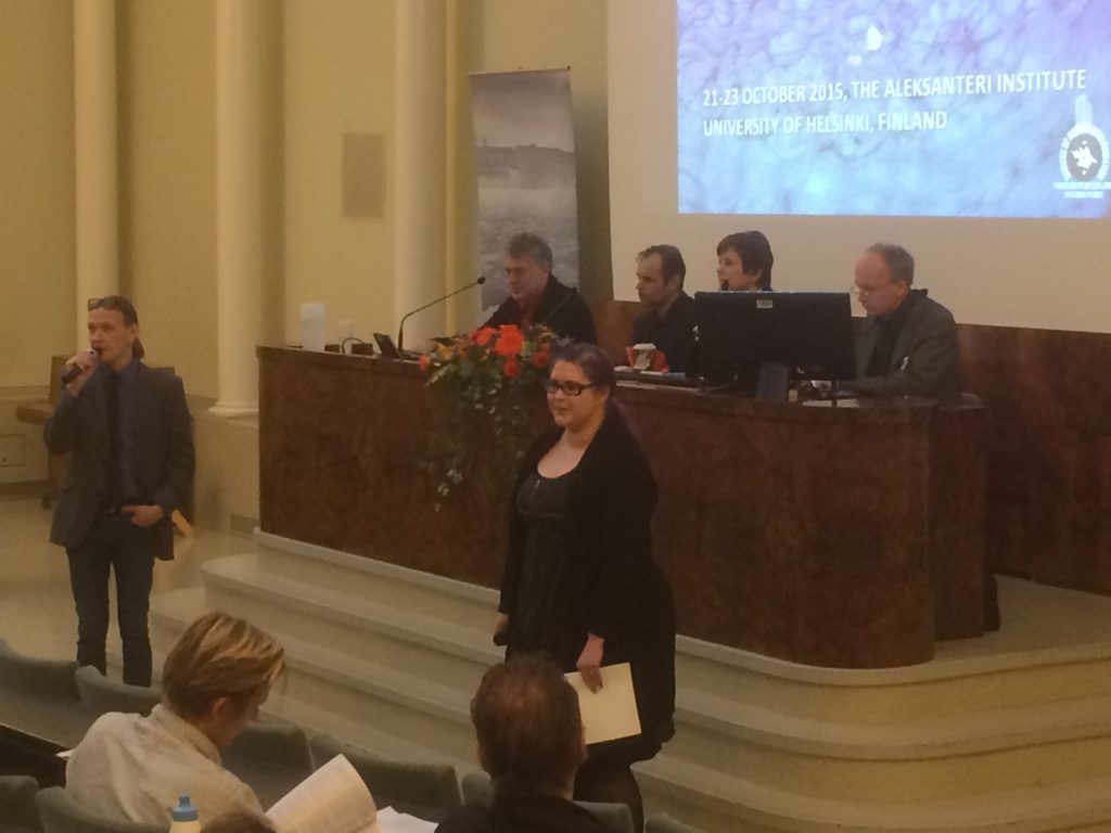 Kuvassa Tomi Huttunen (vas), Artjom Troitski Maria Pettersson, Roman Sentšin, Irina Prohorova, ja Kalle Kniivilä.